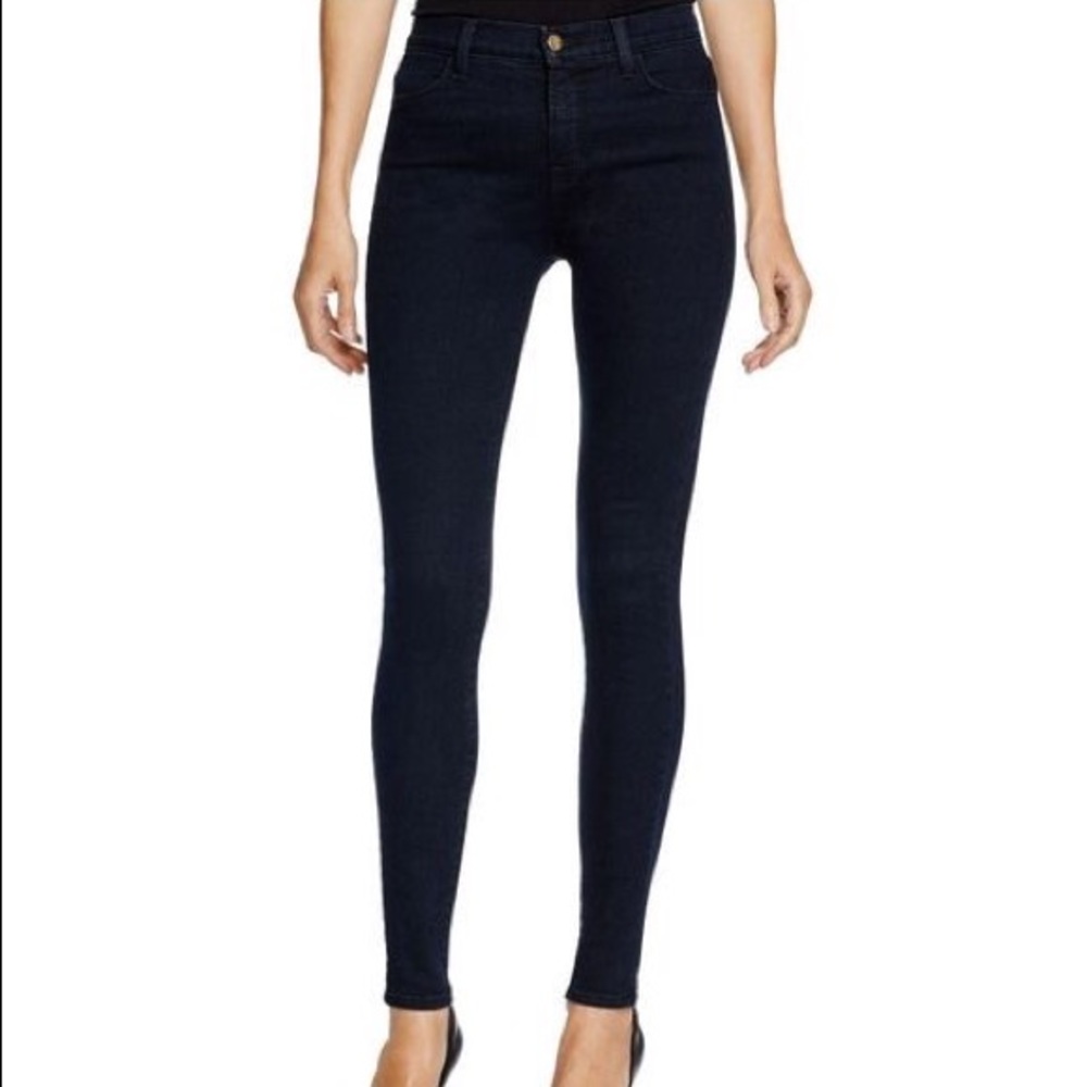 J Brand Maria High Rise Skinny Leg in Dark Blue Never Worn